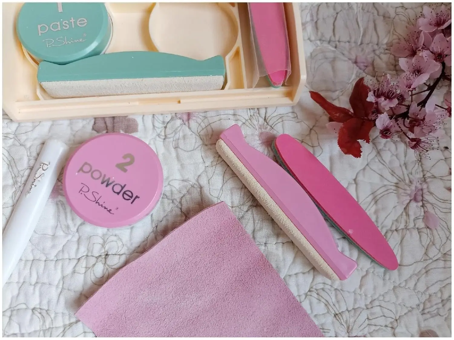 Kit manicure giapponese per unghie forti e sane - Set rinforzante e per la crescita delle unghie con ingredienti naturali