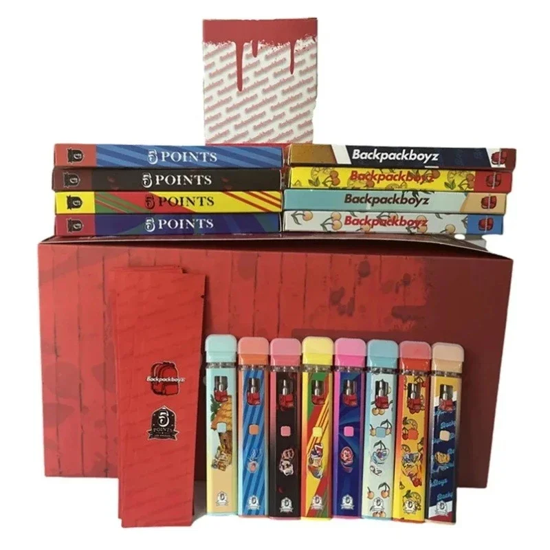 10 stücke backpackboyz 1ml vape pens 280mah wiederauf ladbare batterie leere keramik spule pod ecig für dicke öl verdampfer e-zigaretten