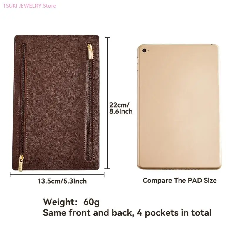 حافظة مستندات السفر متعددة الأغراض 62KE بتصميم نحيف لبطاقات جواز السفر