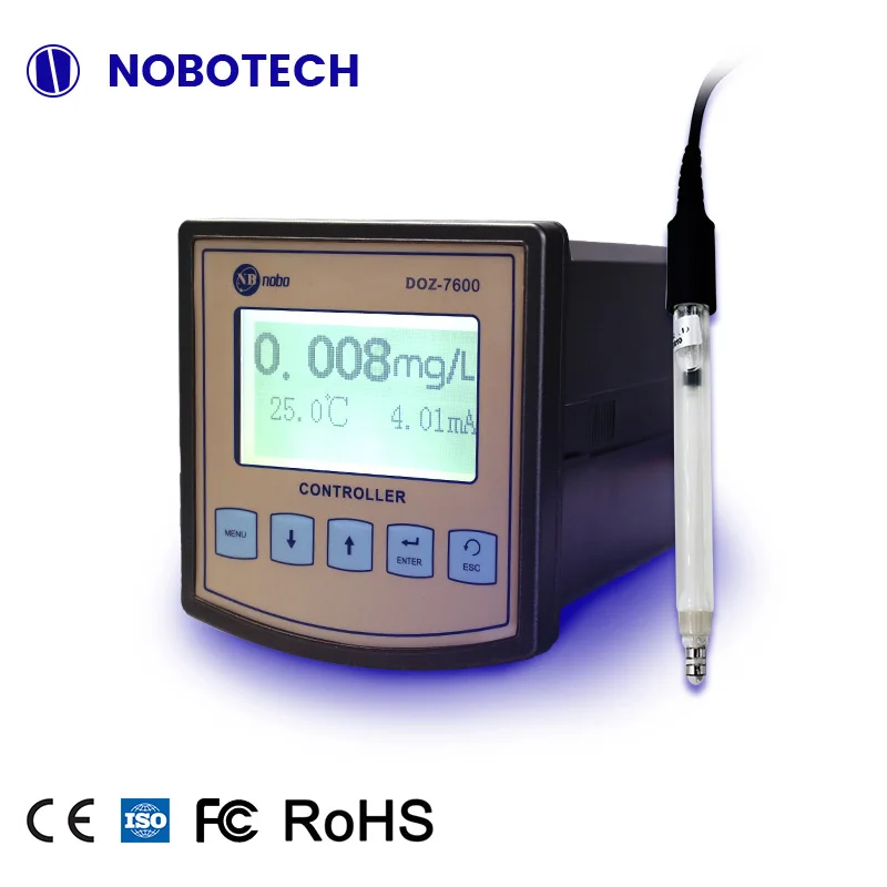 Dissoved Ozone Meter DOZ-7600 Intelligent Dissolved Ozone Water Ozone Continuous Online Test O3 Detector