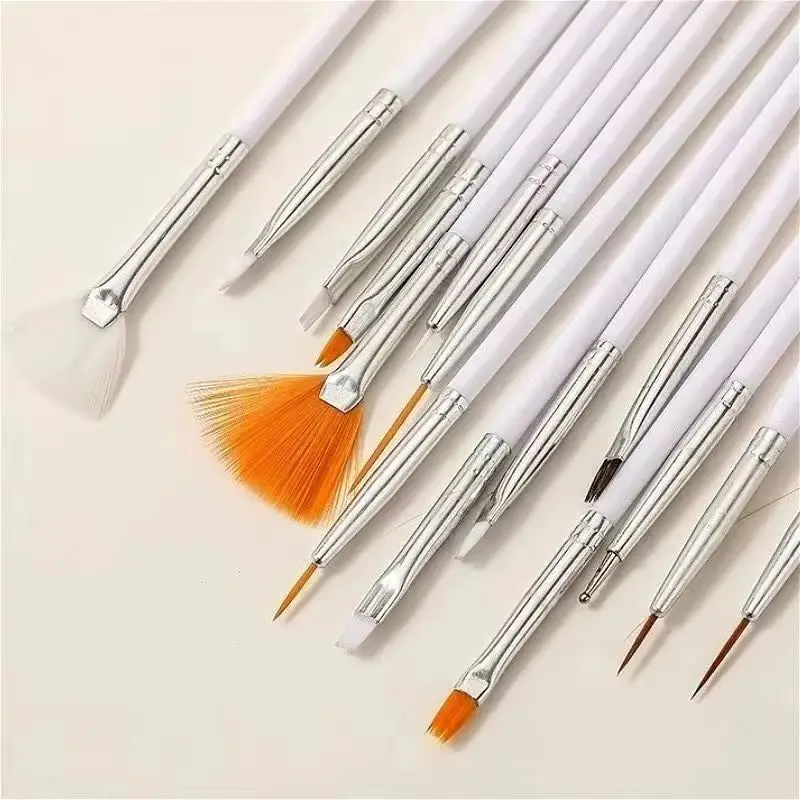 Nail art Pinsel Sets Zeichnung Blume Phototherapie Nail art Werkzeuge Kits Holzgriff Farbe Stift DIY Maniküre Großhandel Zubehör
