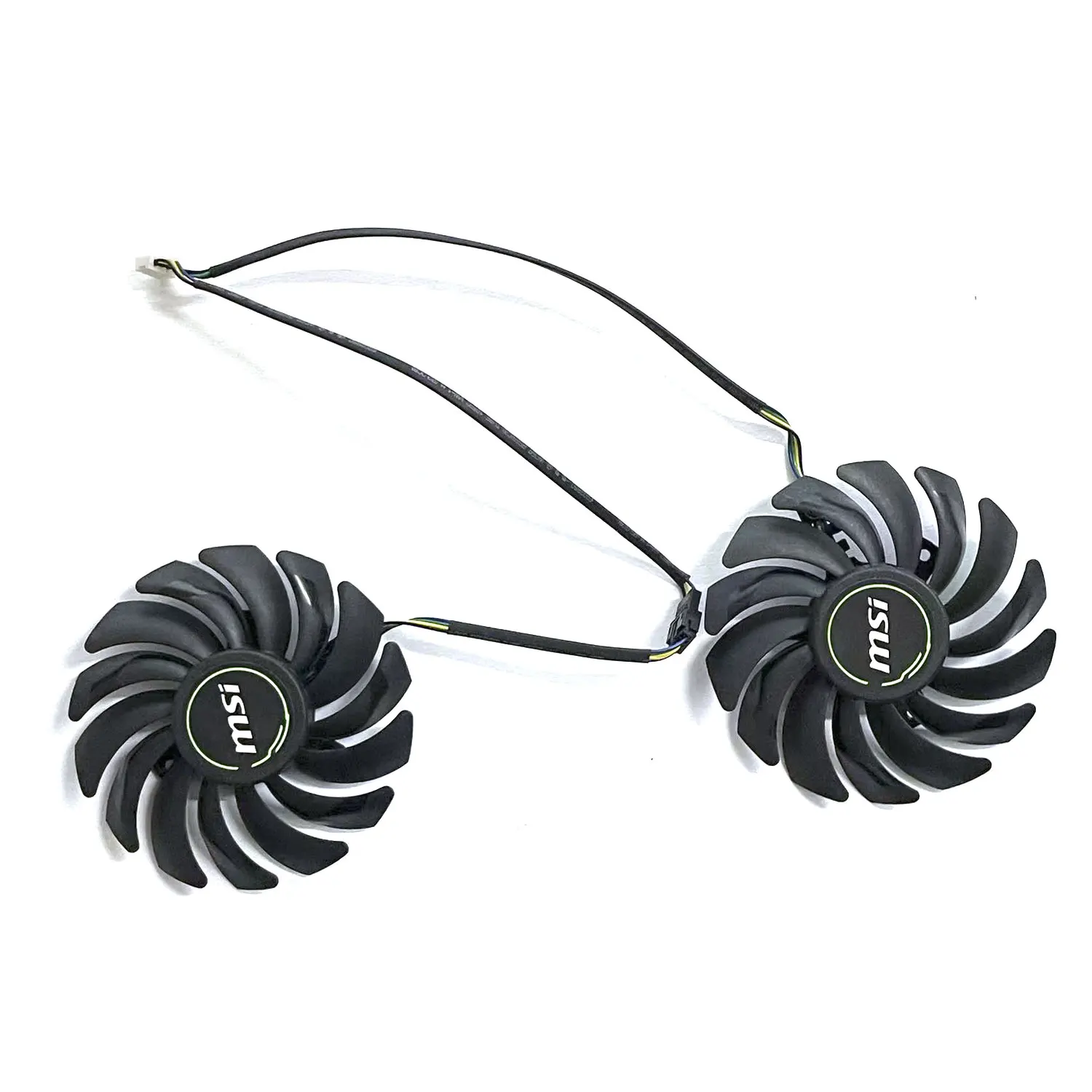2 FAN Brand new 85MM 4PIN PLD09210S12HH RTX2060 SUPER GPU fan for MSI GeForce RTX2060 SUPER 8GB VENTUS OC Wantushi graphics card