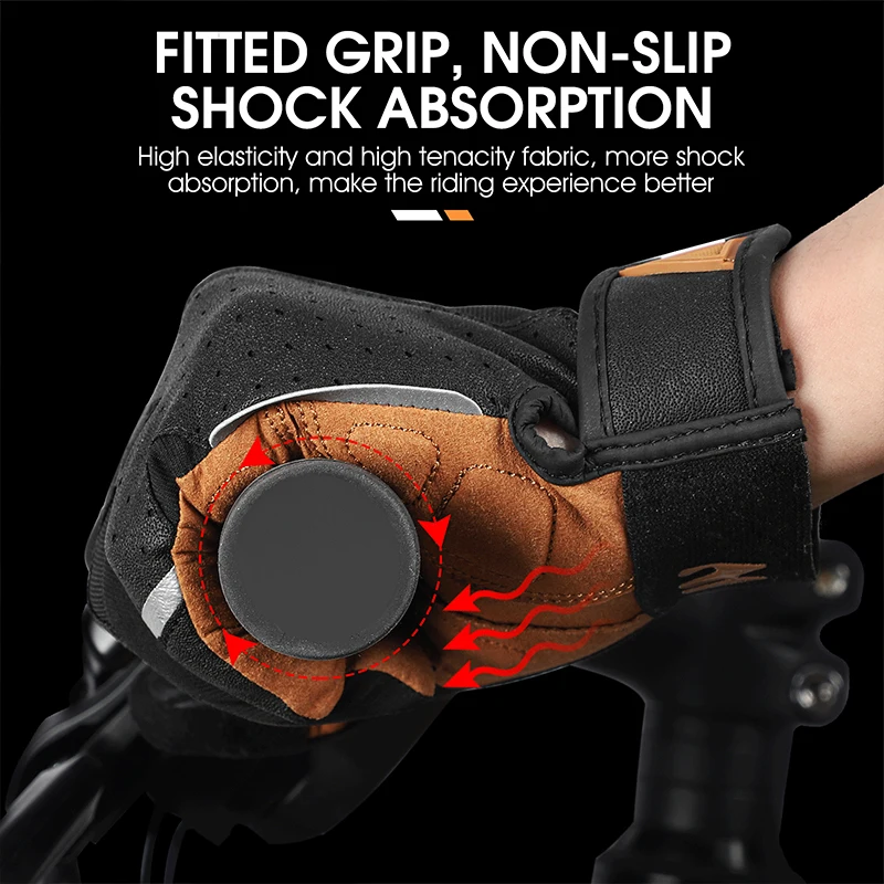 Touch screen full finger mountain bike cycling gloves bike for adult full finger waterproof motorcycle bicycle glove