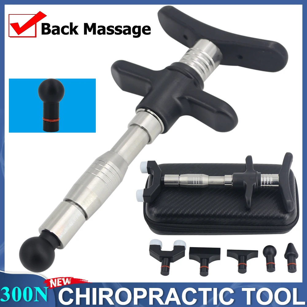 

300N Chiropractic Adjusting Tool Back Therapy Spine Correction Gun Adjustment Spinal Vertebra Massager Manual Massage Tools