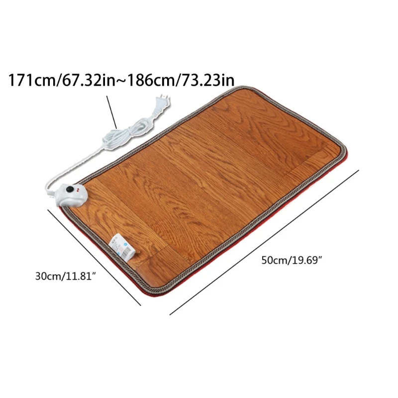 Зимняя электрическая грелка для ног, быстрый нагрев, грелка для пола, регулируемая грелка для ног под столом для женщин и