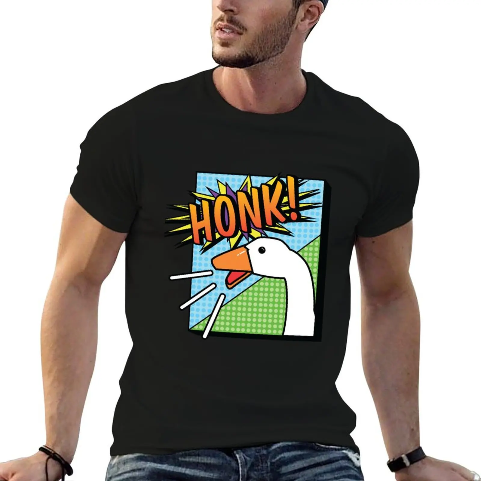 

Pop Honk! T-Shirt shirts graphic tees plus size tops T-shirts for men cotton