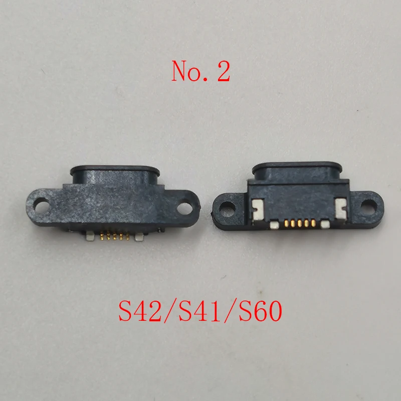 Cargador USB tipo C de 1-5 piezas, Conector de puerto de carga para Caterpillar CAT S62 Pro S62Pro S60 S61 S52 S41 S42, enchufe de contacto