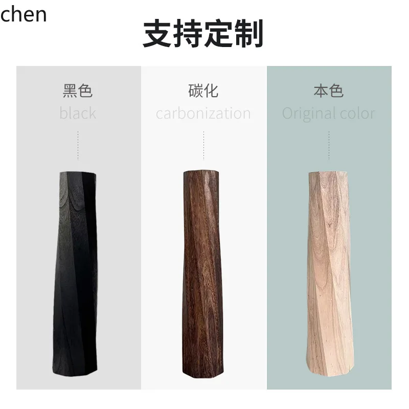 CZ Simple Modern Style Wooden Creative Home Decor Living Room Dining Room Decorations Wholesale Vase
