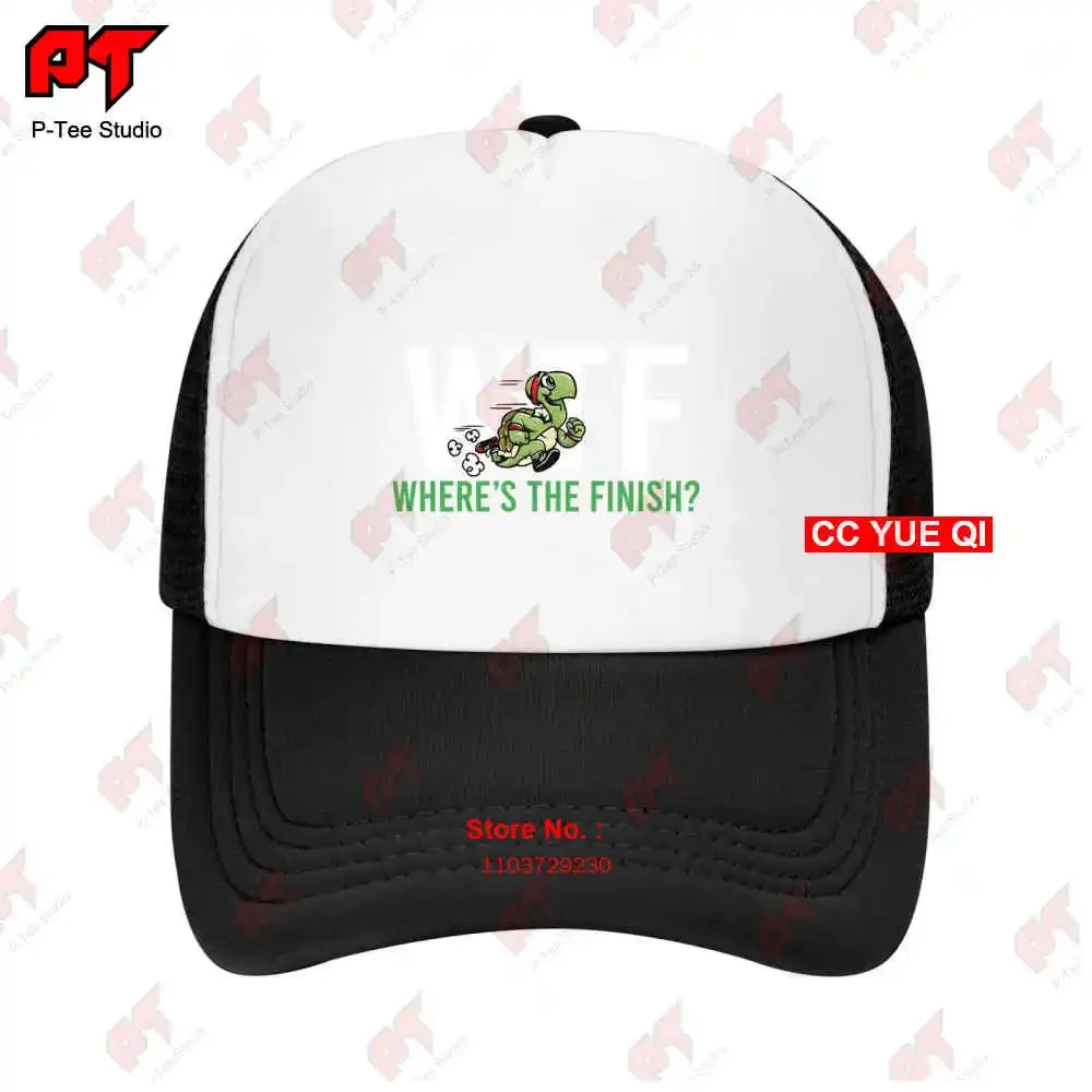 Ninja Turtle Wtf Wheres The Finish Baseball Caps Truck Cap SLCO