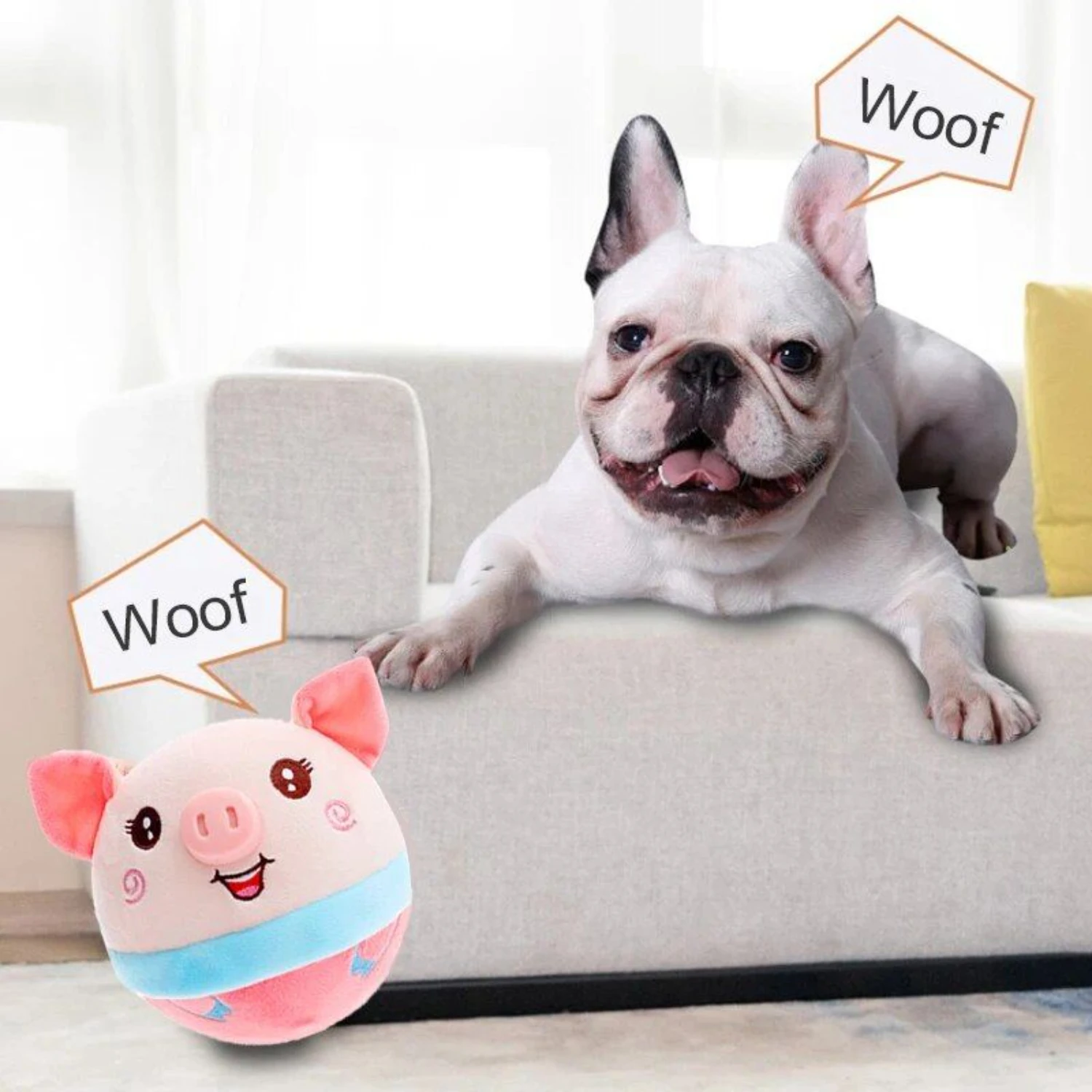 Engaging Interactive Smart Self-moving Plush Cat Toy for Unlimited Fun - Automatic Bouncing Kitten Toys with Stimulating Feature