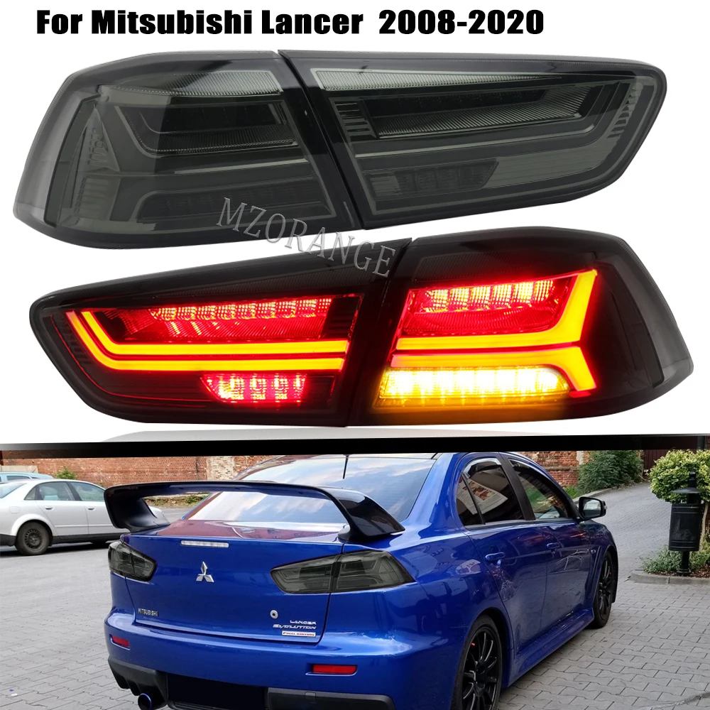 LED Tail Light for Mitsubishi Lancer EX EVO 2005 - 2020 Rear Lamps Driving Stop Brake Reversing Lights Fog Lights Accessories