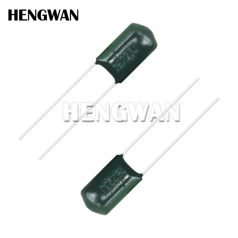 20pcs Polyester film capacitor 250V 400V 1000V 2.2nF 4.7nF 10nF 22nF 68nF 100nF 2E222J 2E472J 2E223J 2E683J 2E104J 2G103J 3A332J