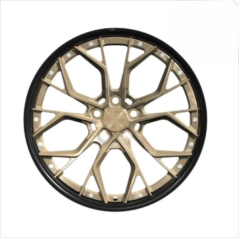 Factory Hot Sale Forged Car Wheels 21 22 23 24 Inch 2 Piece Set Forged Car Wheels