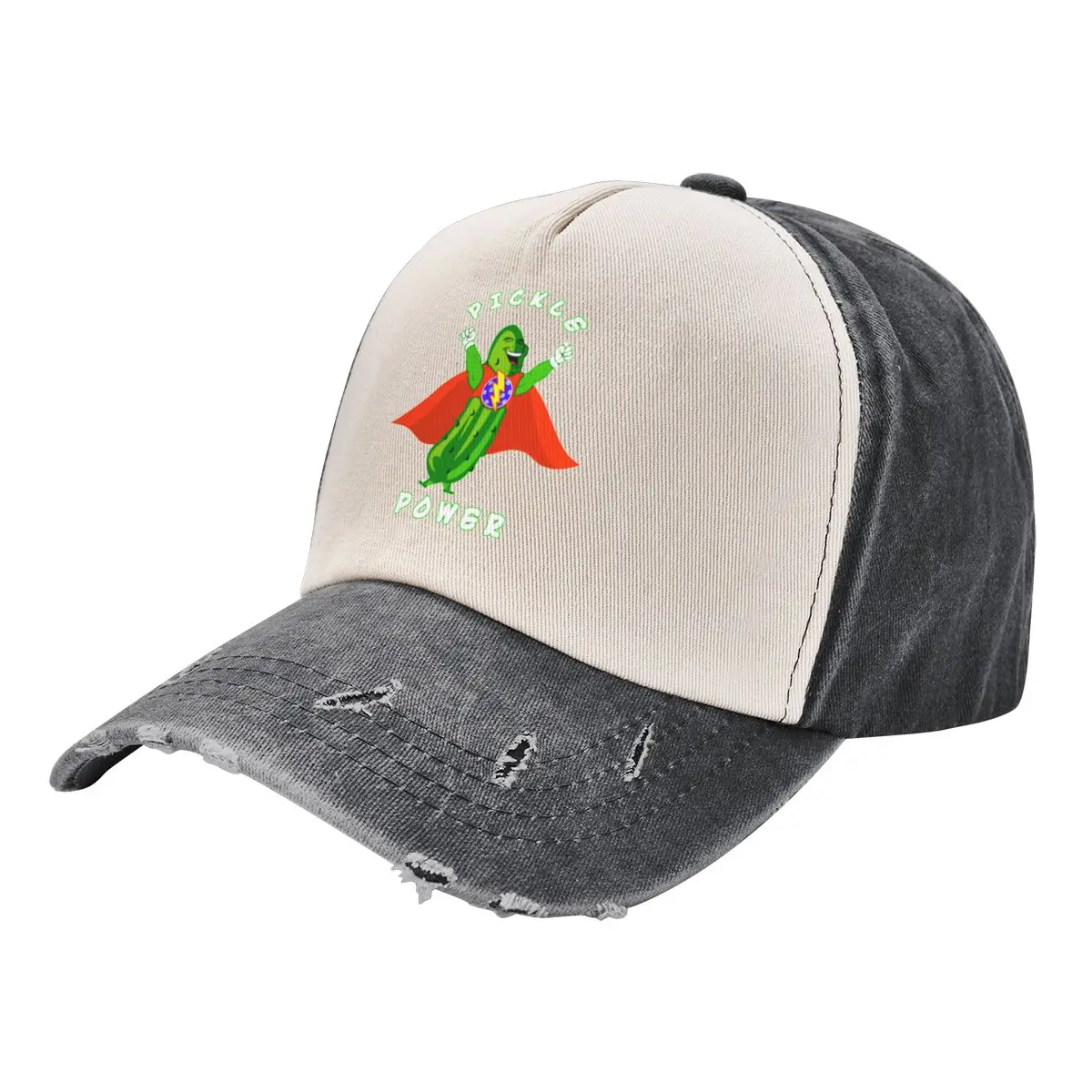 Pickleball Pickle Power Baseball Cap Icon Custom Cap Military Tactical Cap Designer Man Women's