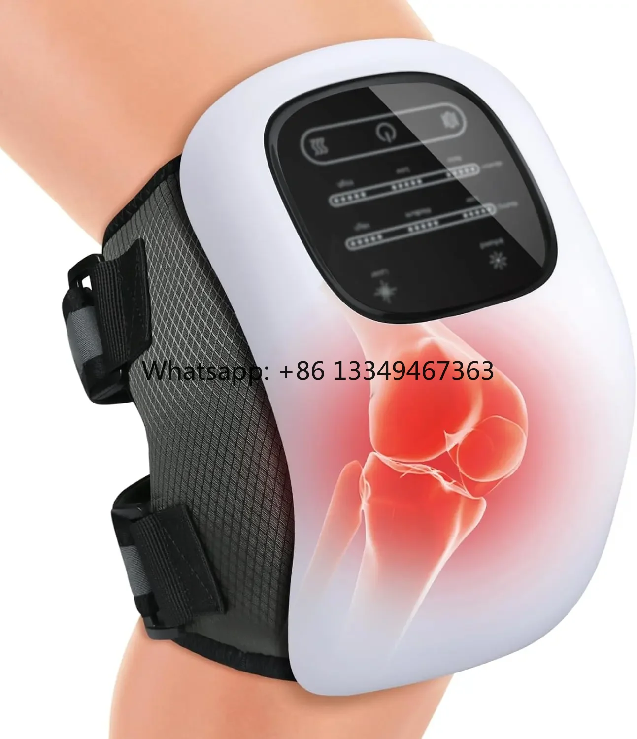 AST-649 Wireless Infrared Knee Massager Heat Vibration Electric Air Compression  Arthritis Relief Touch Screen