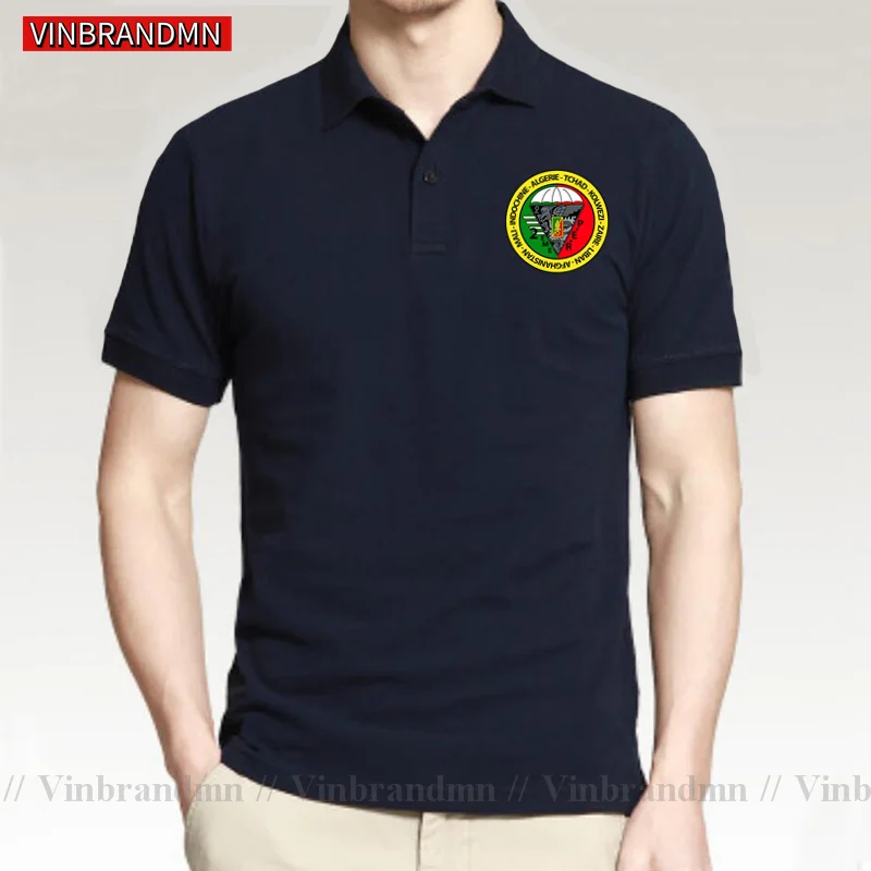 New Design Custom Name 2E REP French Foreign Legion Polo Shirts Men Short Sleeve Casual 100% Cotton Polo Shirt Fashion Tops Tees