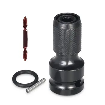 1/2 Zoll Platz auf 1/4 Zoll Sechskant Ratsche Steckschlüssel Schlagschrauber Steckschlüsselsatz Adapter Schraubenschlüssel Antriebskonverter Schnellspannwerkzeug