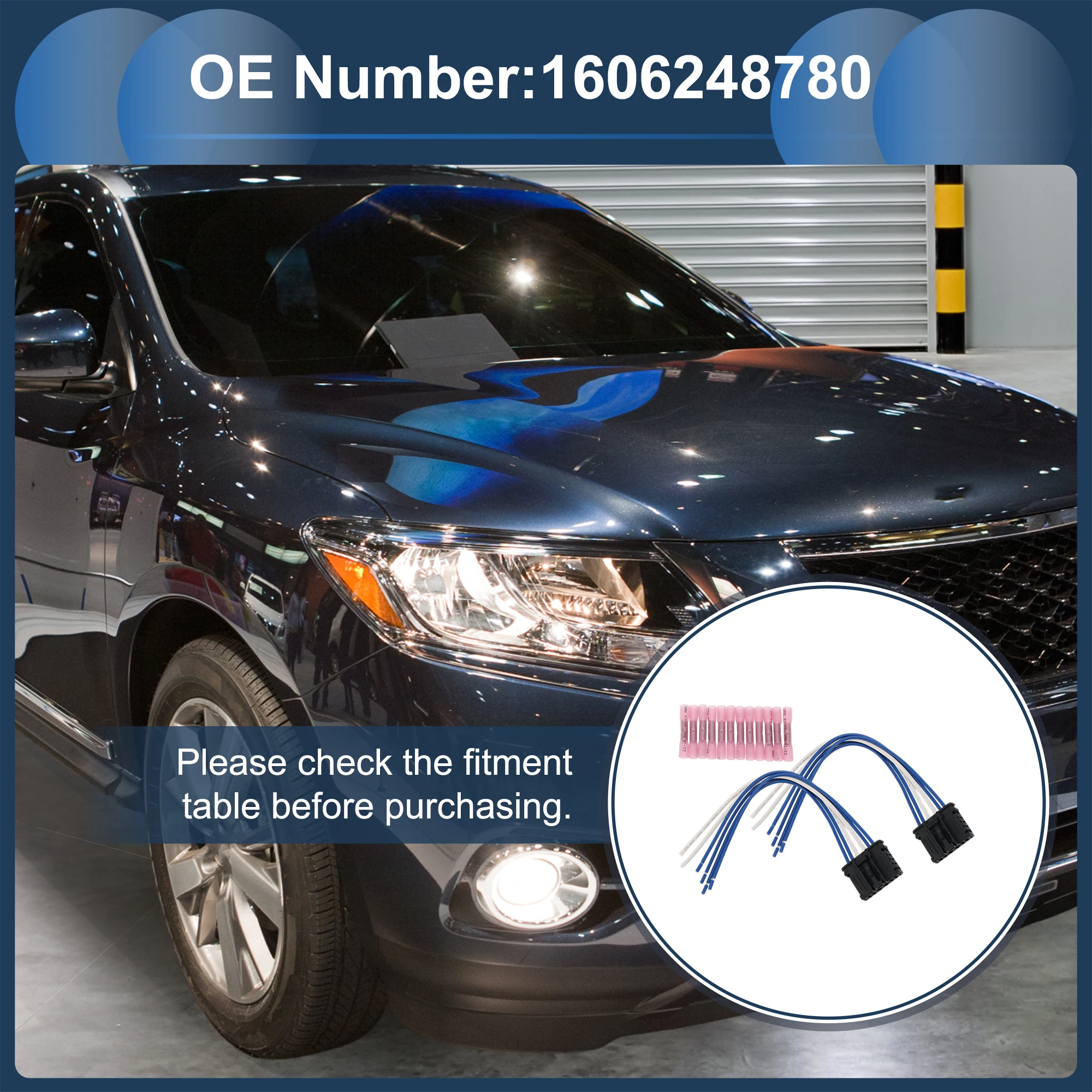 

UXCELL No.1606248780 Жгут проводов фар в сборе для задних фонарей Peugeot 206 98-17