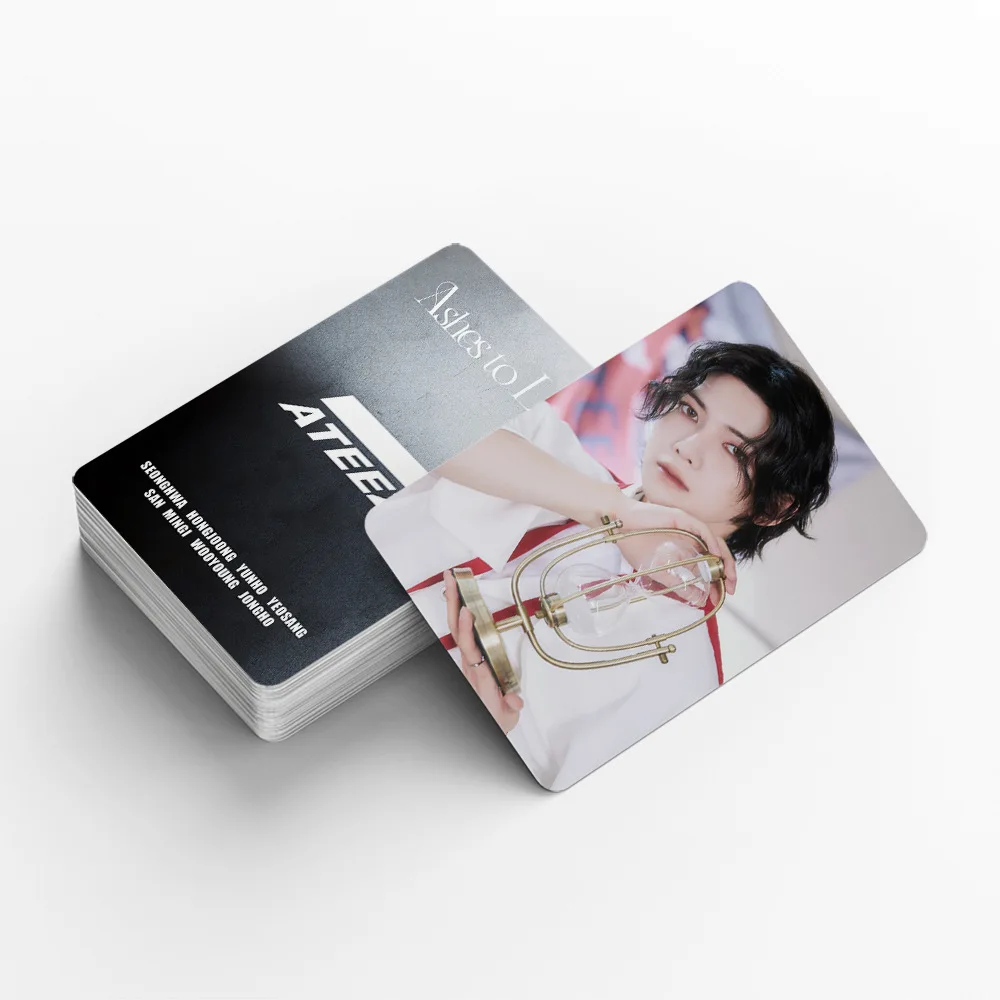 92 بطاقة صغيرة من مجموعة K-Pop Boy Group ألبوم جديد "رماد إلى الضوء" بطاقات صور البضائع والملصقات وبطاقات LOMO للمروحة #3