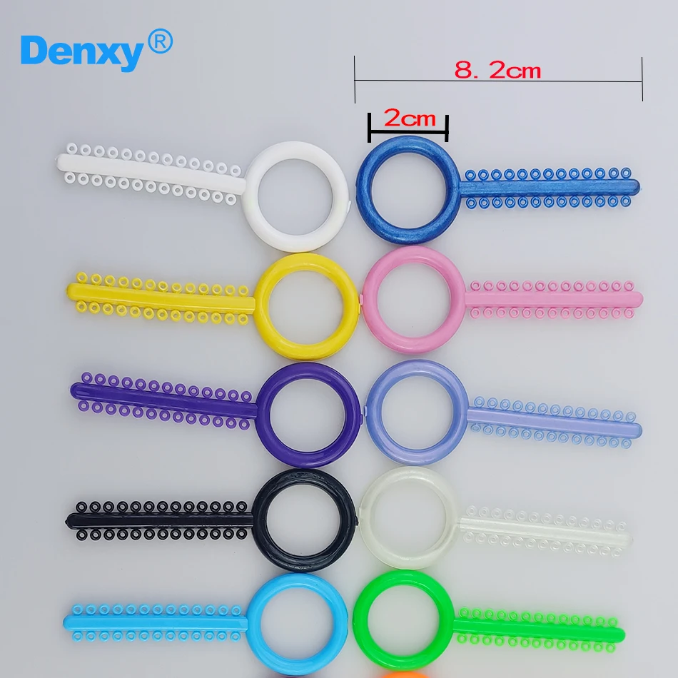 1 Bag Dental Orthodontic Elastic Ligatie Ties Elastomeric Ligature Ties Rubber Bands O Ring Teeth Braces Dentistry Materials