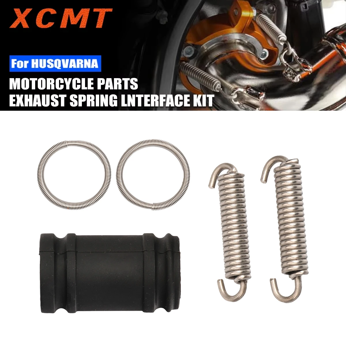 

Off-Road Motorcycle Exhaust Pipe Spring/Hook/Connecting Sleeve For KTM EXC XC SX XC-W TPI SIX DAYS 250 300 2017-2024