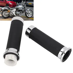 2pcs Motorcycle Grip Handlebar For Honda Shadow 400 VT600 VT750 VTX1800 VT1300 VT1100 T CX/C2/C2S/C3/CD/C/RS Magna 250 Steed 400