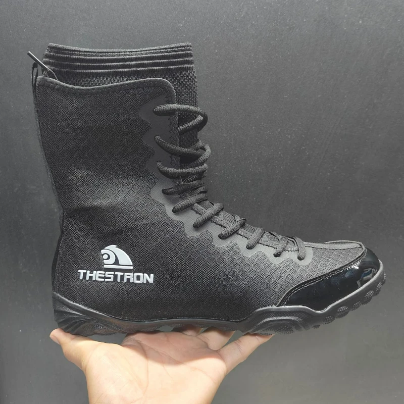 

New Cool Wrestling Sneakers for Men Plus Size 48 Boxing Shoes Mens Breathable Gym Training Shoes Man Brand Fighting Boots