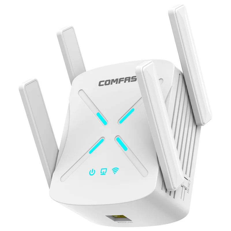 Imagem -02 - Comfast Cf-xr182 Ax1800 Wifi6 Repetidor sem Fio Duplo-faixa Ulrta Velocidade para Jogos Porta Gigabit Tri-core Antenas ap Roteador Malha