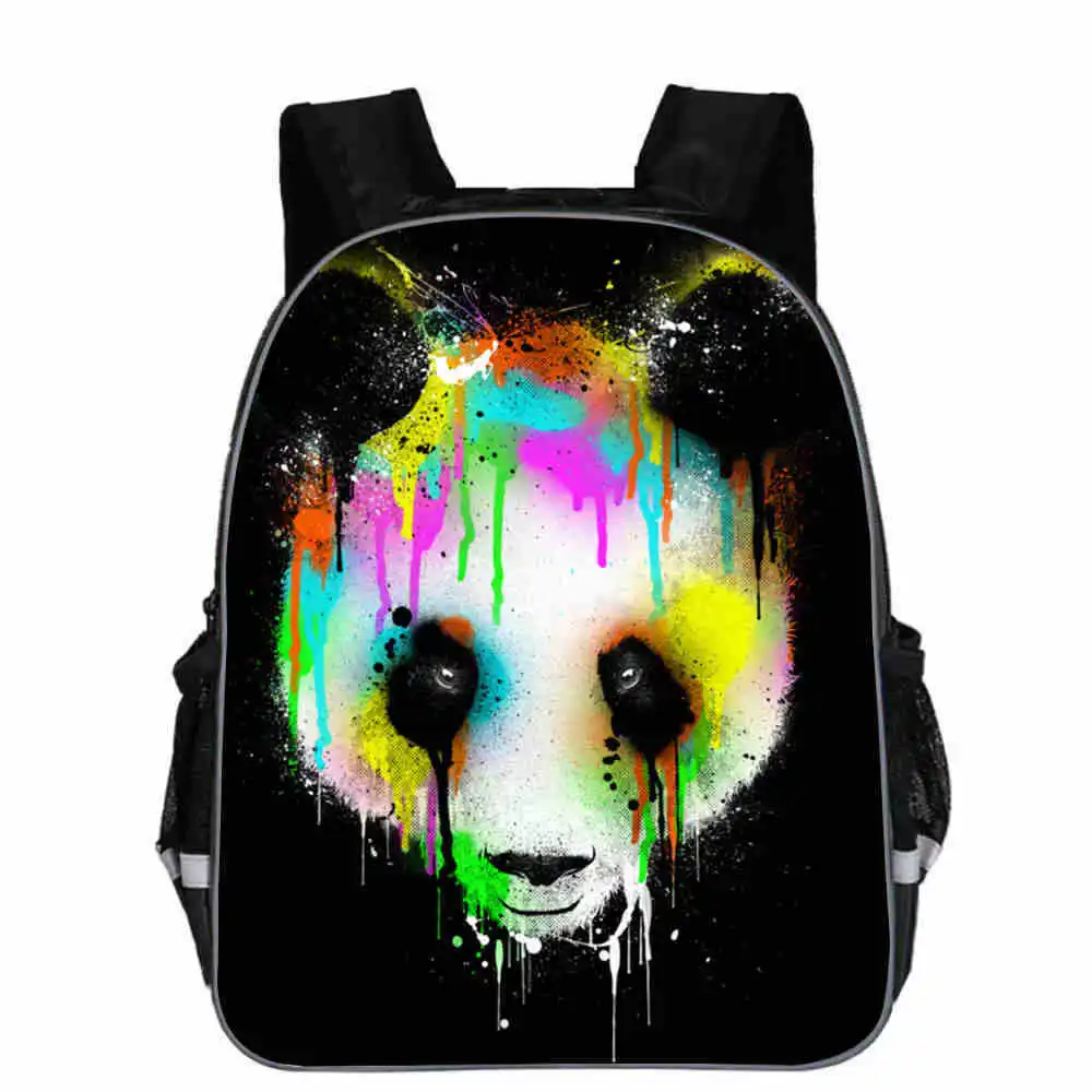 Kid School Bags Boys Girls Animal Panda Print Schoolbags Primary Student Large Capacity Backpack Sets Women/men Beautiful Bags