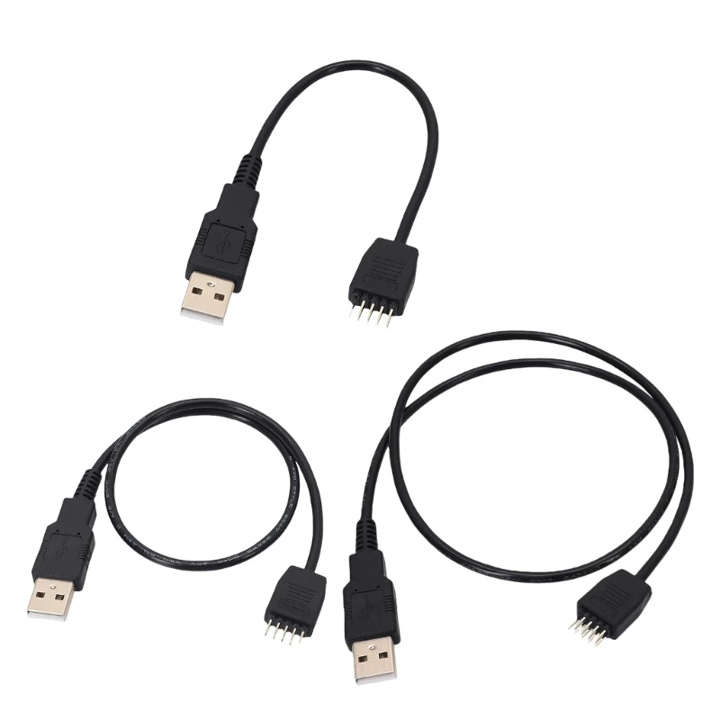 U55C USB A Male To Motherboard 9Pin Header Cable For Internal Computer Connection And DIY Builds