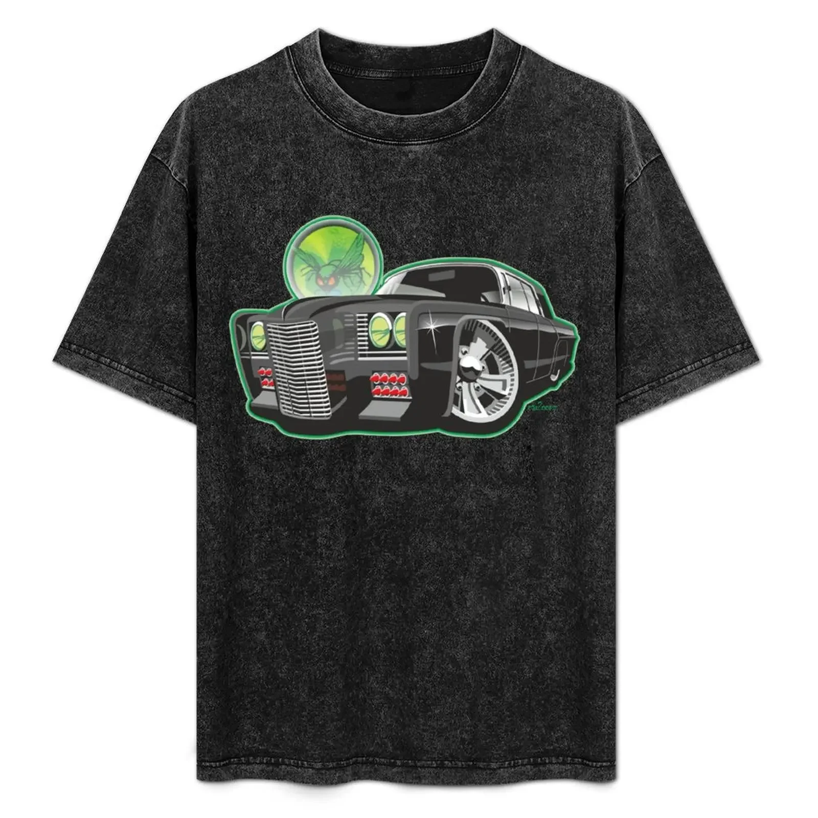 

Green Hornet Black Beauty caricature T-Shirt t shirts for man graphic tees cotton t shirt pack T-Shirt