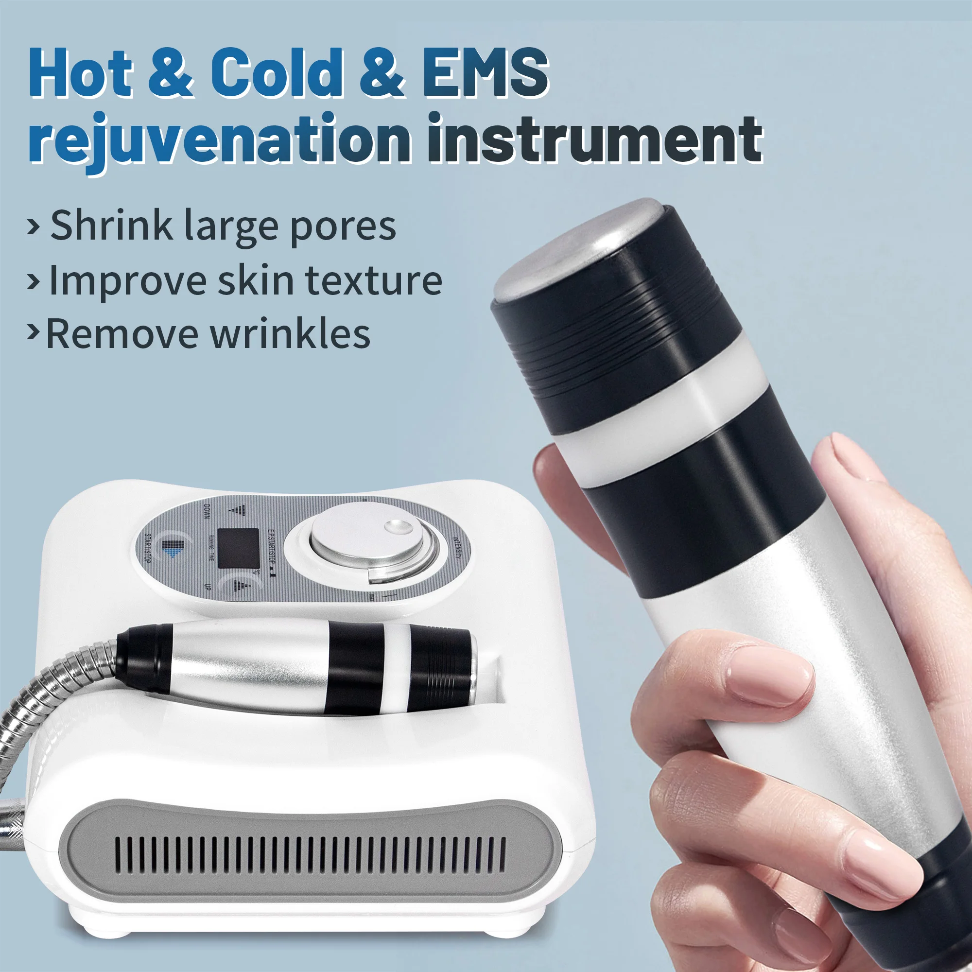 

Cool And Hot Electroporation RF Lift Skin Tightening Rejuvenation Thermal Anti-aging Machine Muscle Stimulator Beauty Equipment