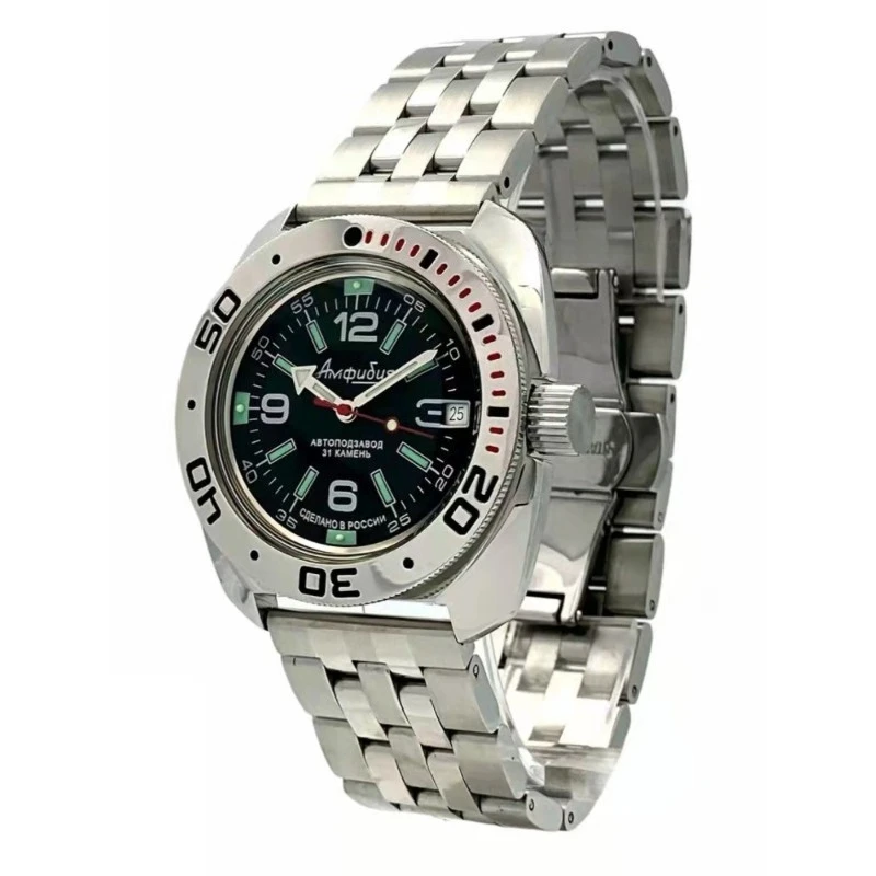 

Мужские часы-амфибия лягушка, военные автоматические часы для улицы, 200 м, водонепроницаемые, светящиеся