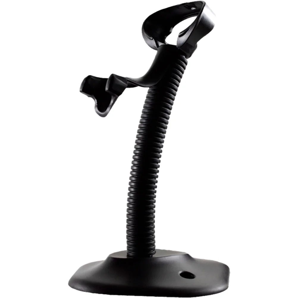 

Barcode Scanner Holder PP Stable Base Stand for Handheld Desk Mount Lightweight Practical Cashiers Gift Folder
