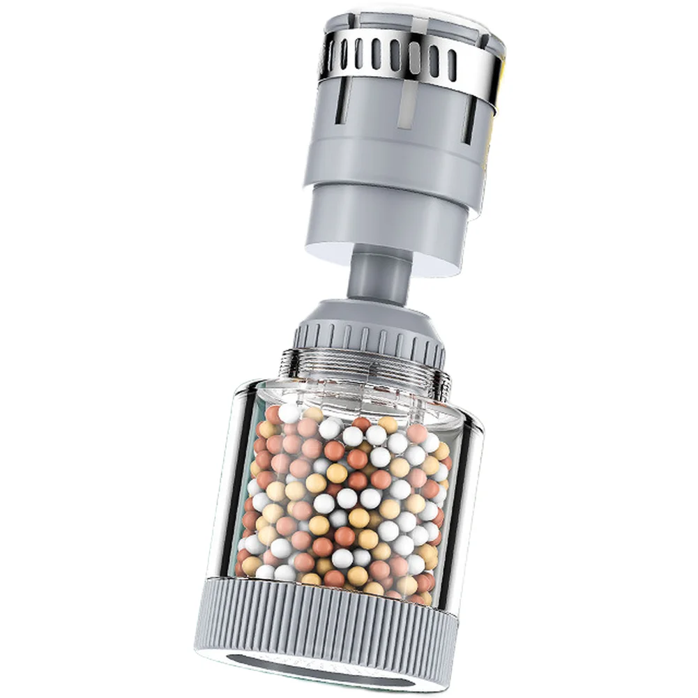 

Mineral Ball Based Faucet Filter with 360 Degree Pivot Function and Adapters for 1.5cm 3.2cm Faucet Connections
