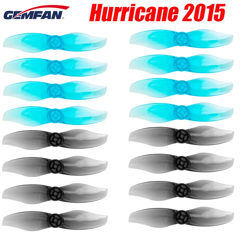 12 пар GEMFAN 2015 Hurricane 2X1.5 2 Лопасти PC пропеллер 1,0 мм/1,5 мм для RC FPV Freestyle 2 дюйма зубочистка Дрон DIY части