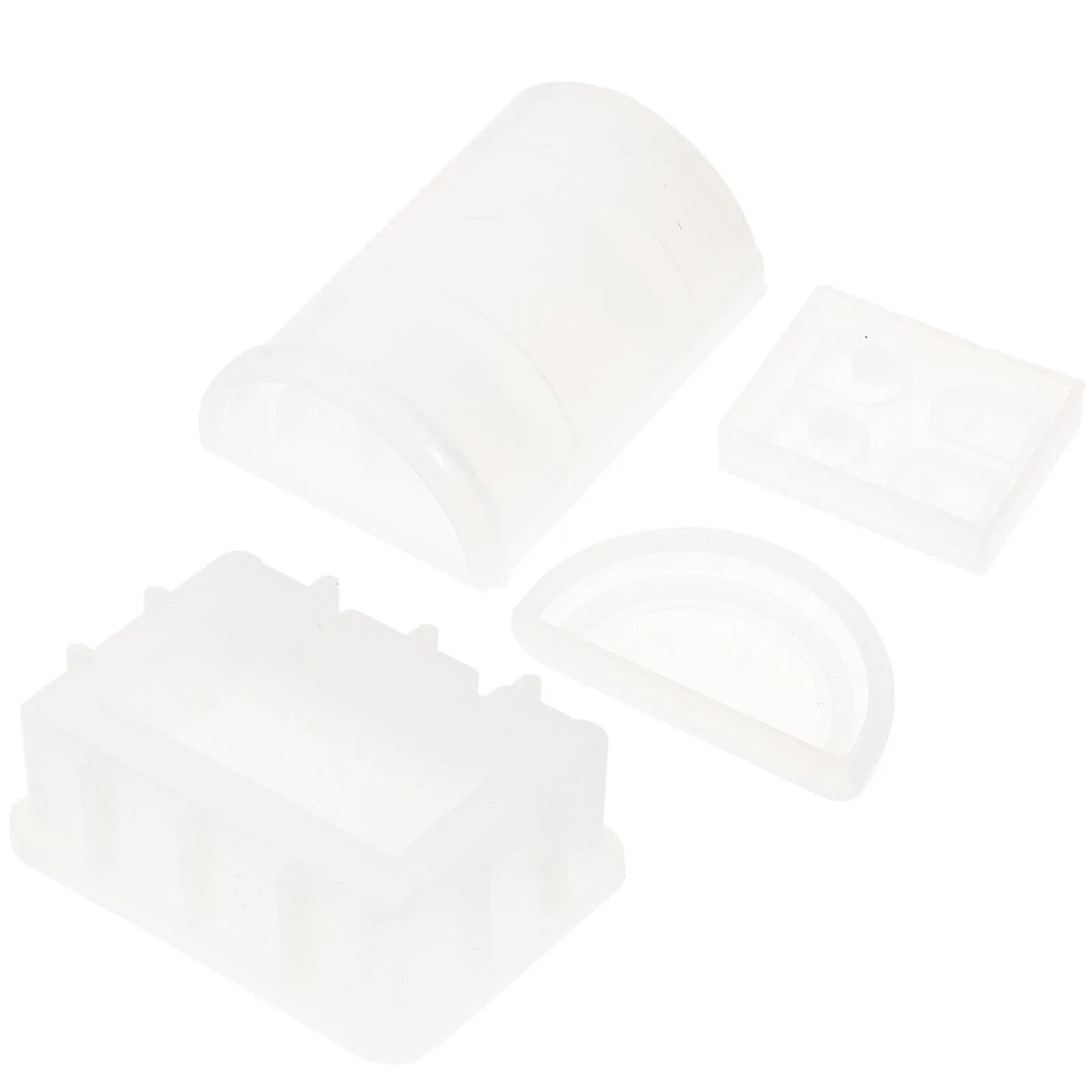 

DIY Silicone Treasure Chest Mold Epoxy Casting Box White Silica Gel Reusable Nonstick Clean Practical Storage Jewelry Candy