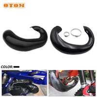 Protector térmico de escape para motocicleta, cubierta protectora de silenciador de fibra de carbono para 2017-2024 KTM SX EXC HUSQVARNA GASGAS YAMAHA, protector de tubo