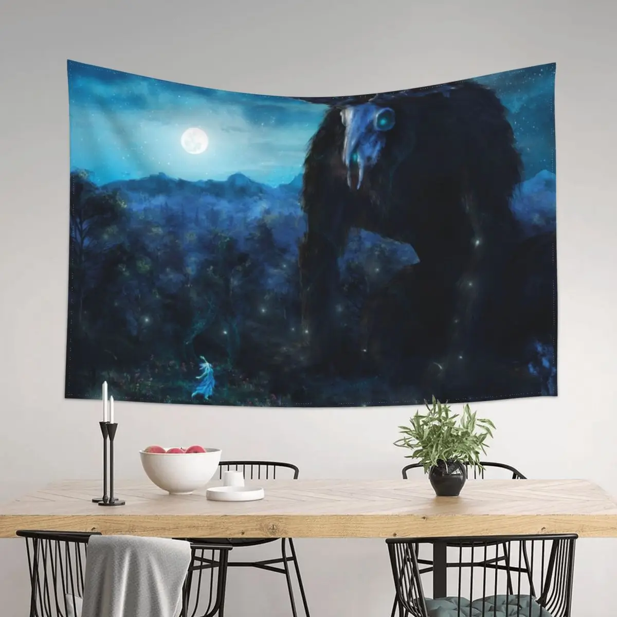

Dancing For The Beast Tapestry Decoration For Bedroom Room Decor Korean Style Carpet On The Wall Room Decorations Tapestry