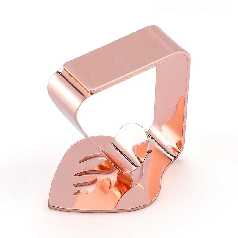 4PCS Stainless Steel Tablecloth Clips Silver Gold Leaf Butterfly Tablecloth Clamp Holder Table Clamps Picnic