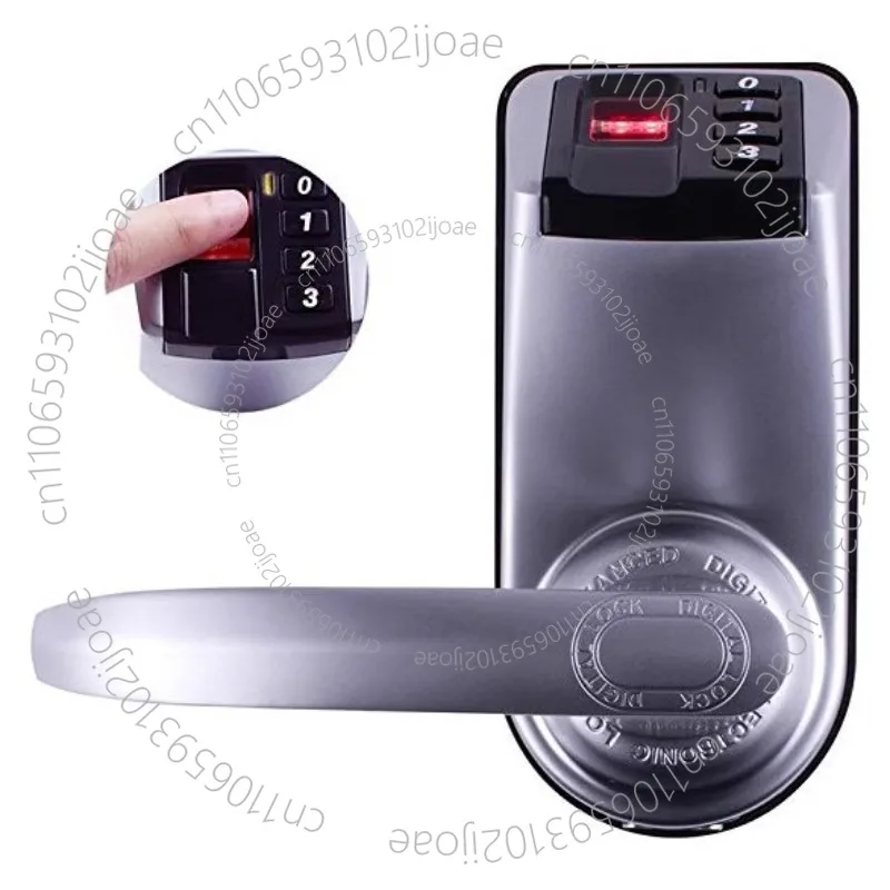 3398 Type Smart Electronic Home Office Lock  Silver Color