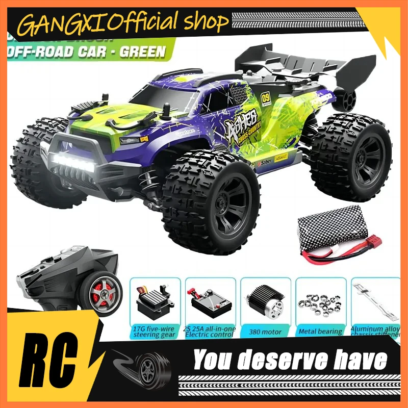 

WLtoys 1:18 SCY 18101 40KM/H 4WD RC Car With LED Remote Control Cars High Speed Drift Monster Truck for Kids VS 144001 Toys