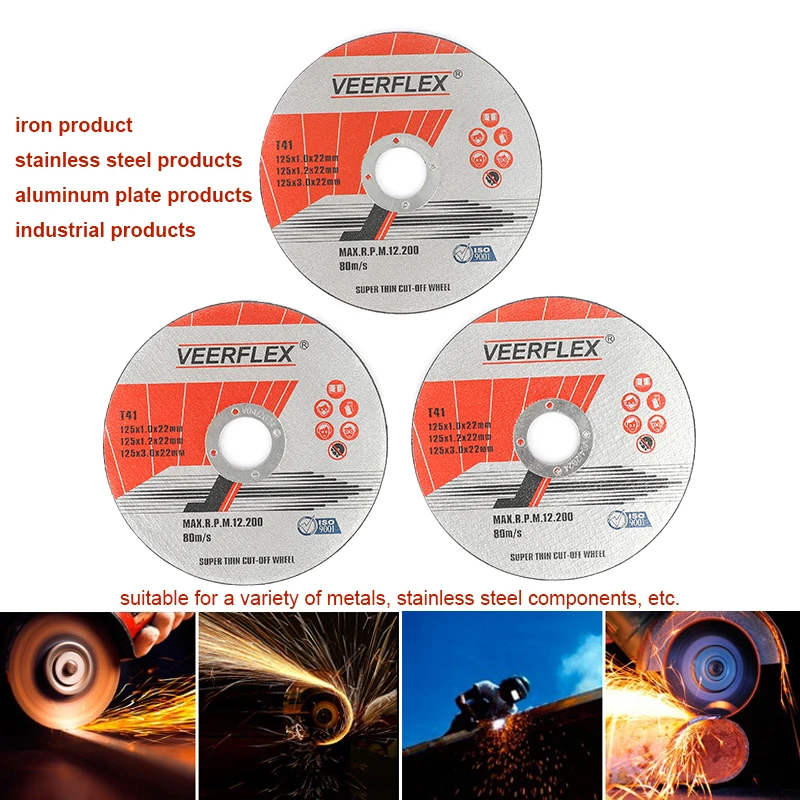 125mm Metal Stainless Steel Cutting Discs 5