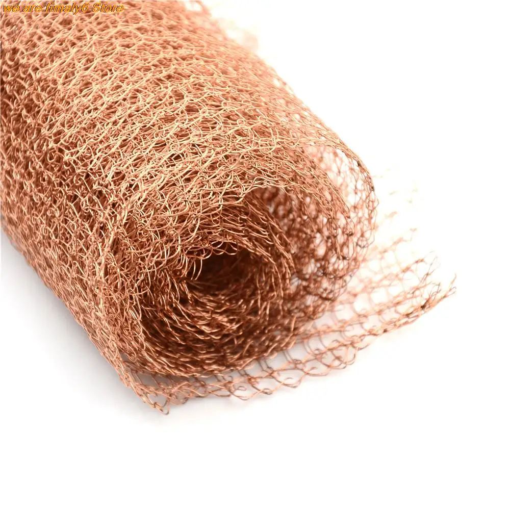 Malla de cobre corrugado para destilación de reflujo Moonshine Brewing Control de Plagas Longitud: 1 metros/2 metros 100mm de ancho
