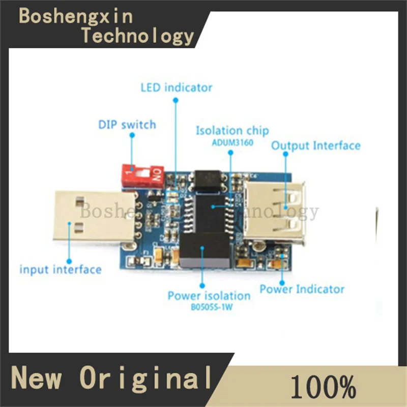 1 個 USB アイソレータ USB から USB USB 絶縁モジュールカップリング保護ボード ADUM3160