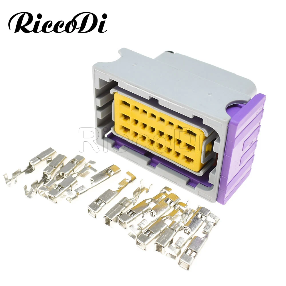 1-10 مجموعات 24 دبوس FCI ECU النفط إلى الغاز مجلس الكمبيوتر موصل السيارات الإسكان مختومة التوصيل المقبس 211PC249S8005 HCCPHPE24BKA90F #2