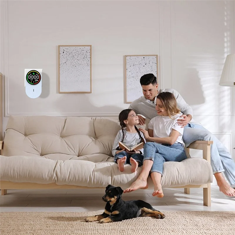 

B30C-детектор горючего газа Монитор качества воздуха в помещении Сигнализация угарного газа Вилка стандарта США