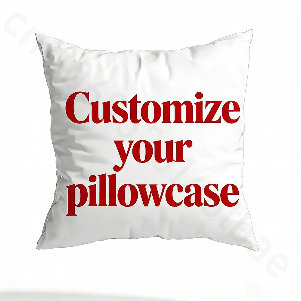 

Cartoon Printing Pillowcase Customized Pillow Cover for Sofa DIY Logo Pillow Cases Home Decor
