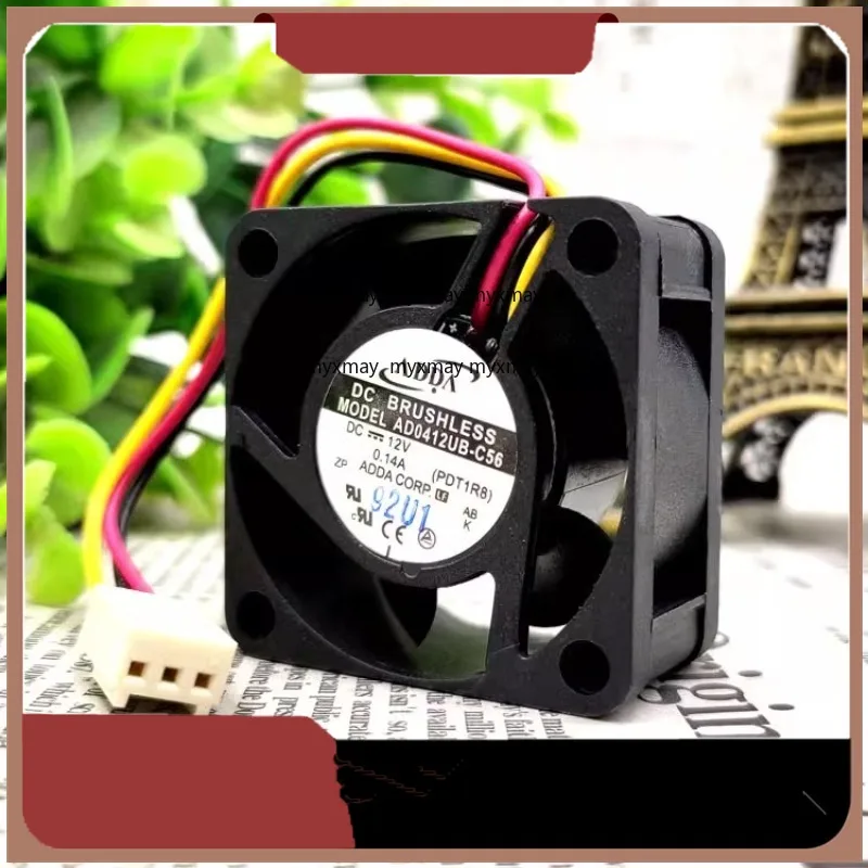 

Новый вентилятор-кулер для ADDA AD0412UB-C56 4020 4 см 12 В 0,14 А двойной шариковый охлаждающий вентилятор 40*40*20 мм