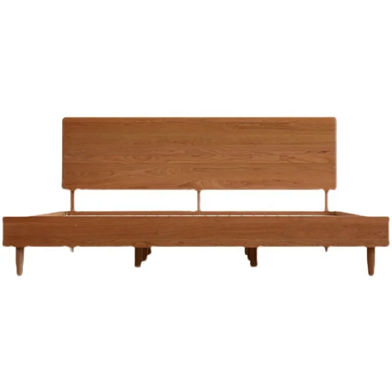

Nordic oak tatami solid wood Japanese-style simple all solid wood cherry wood suspension bed B & B light luxury double bed